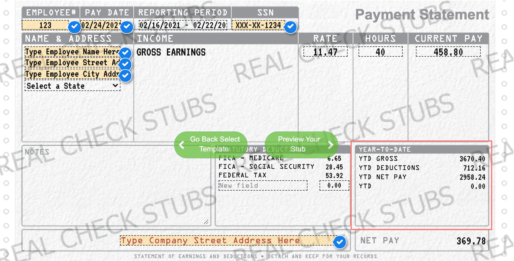 YTD meaning payslip , year to date pay stub